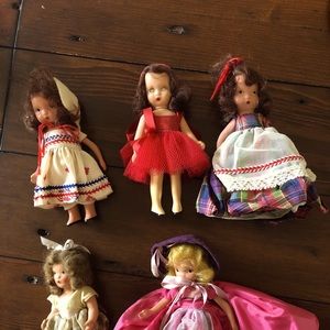 Vintage storybook dolls